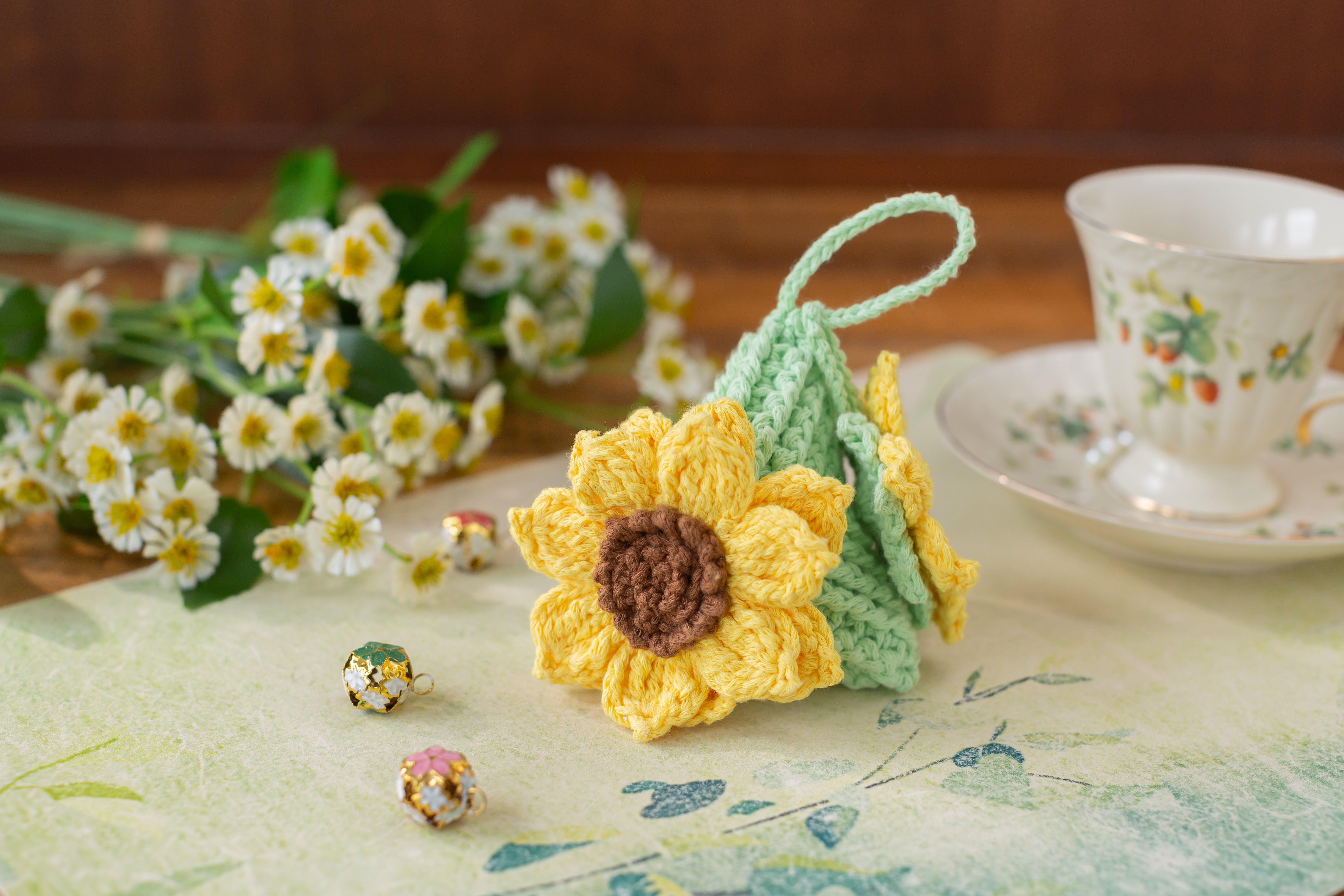Floral Zongzi Crochet Kit – Susan's Family Crochet Yarn