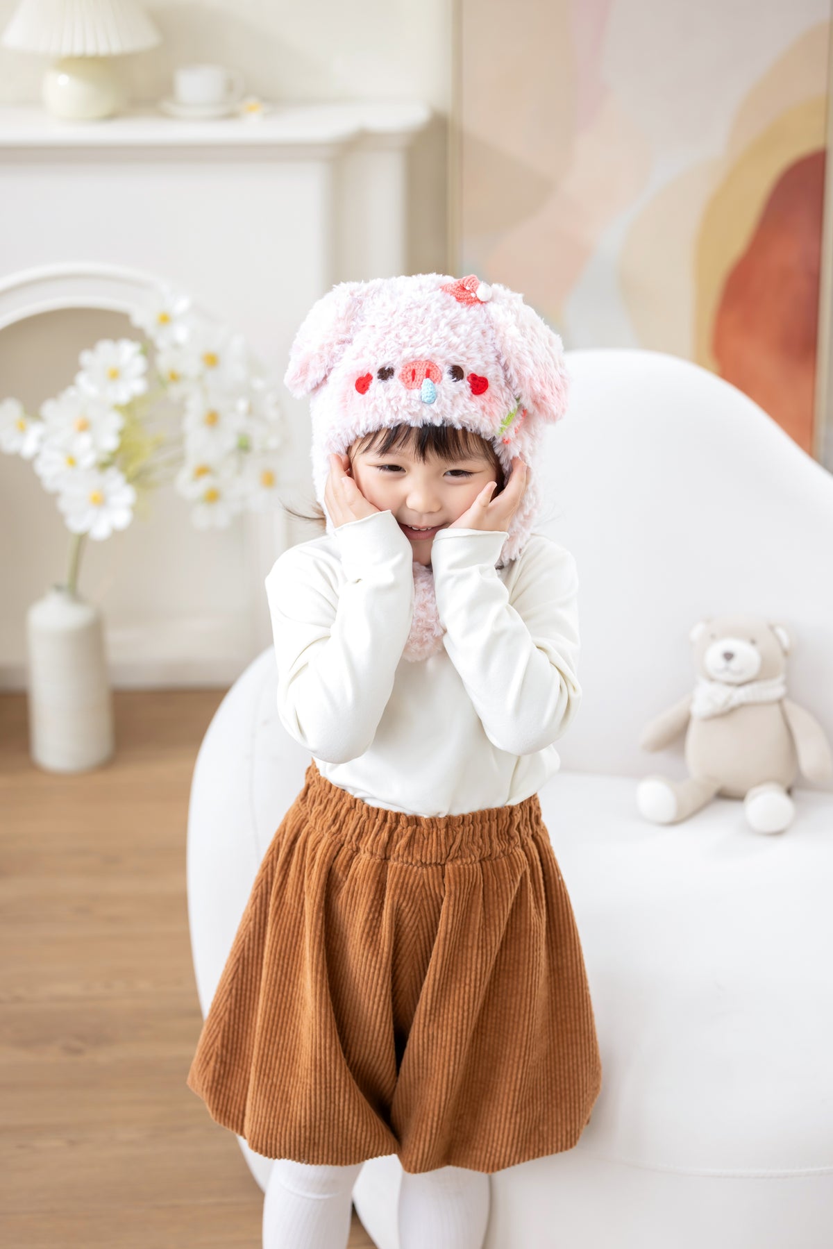 Snuggle Bug Earflap Hat Crochet Kit