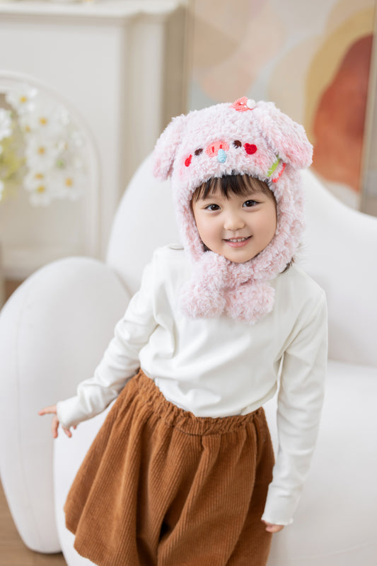 Snuggle Bug Earflap Hat Crochet Kit