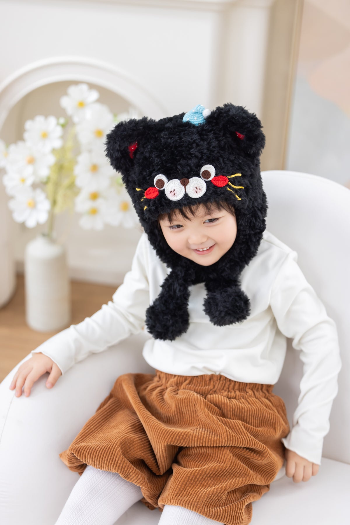 Snuggle Bug Earflap Hat Crochet Kit