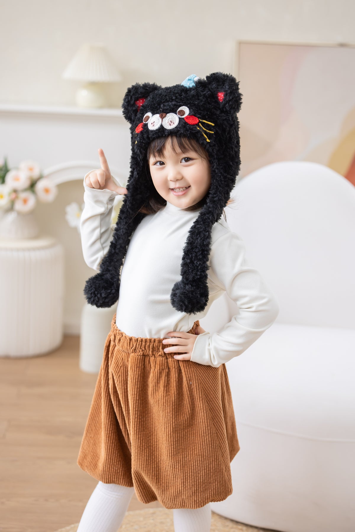 Snuggle Bug Earflap Hat Crochet Kit