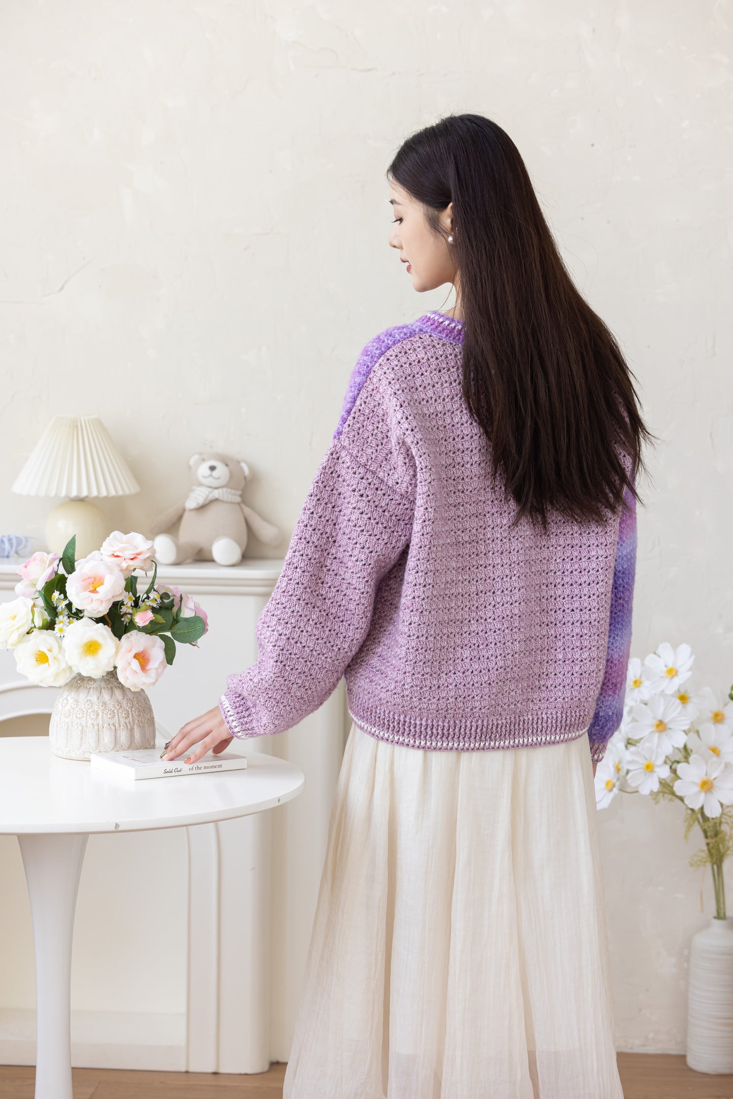Joyful Cardigan Crochet Kit (Chinese Pattern Only)