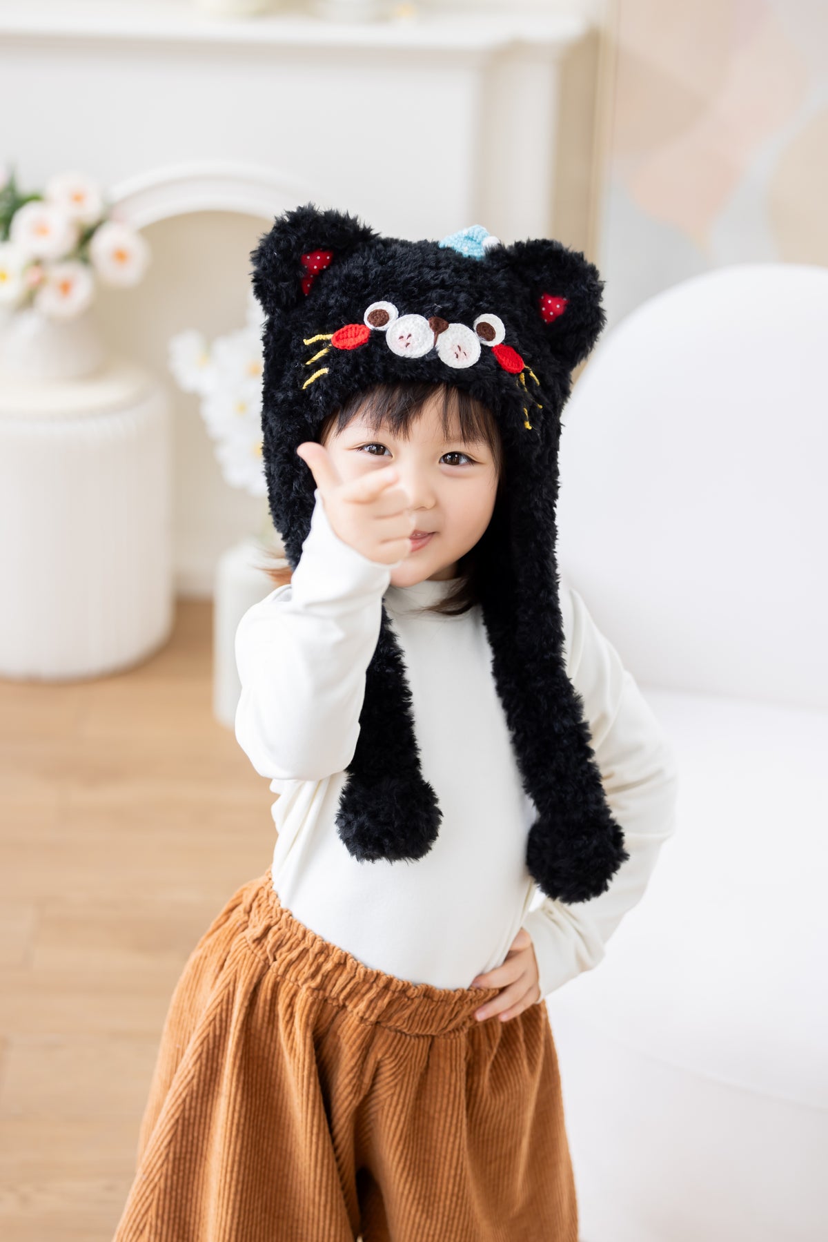 Snuggle Bug Earflap Hat Crochet Kit