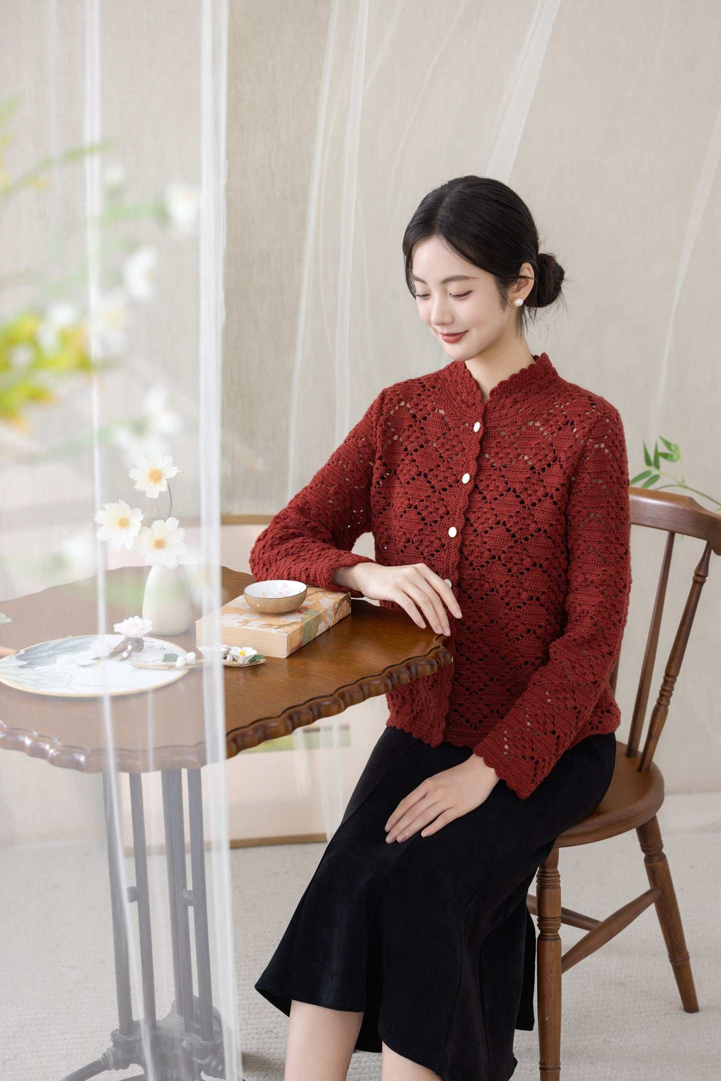 Wistful Willow Cardigan Crochet Kit