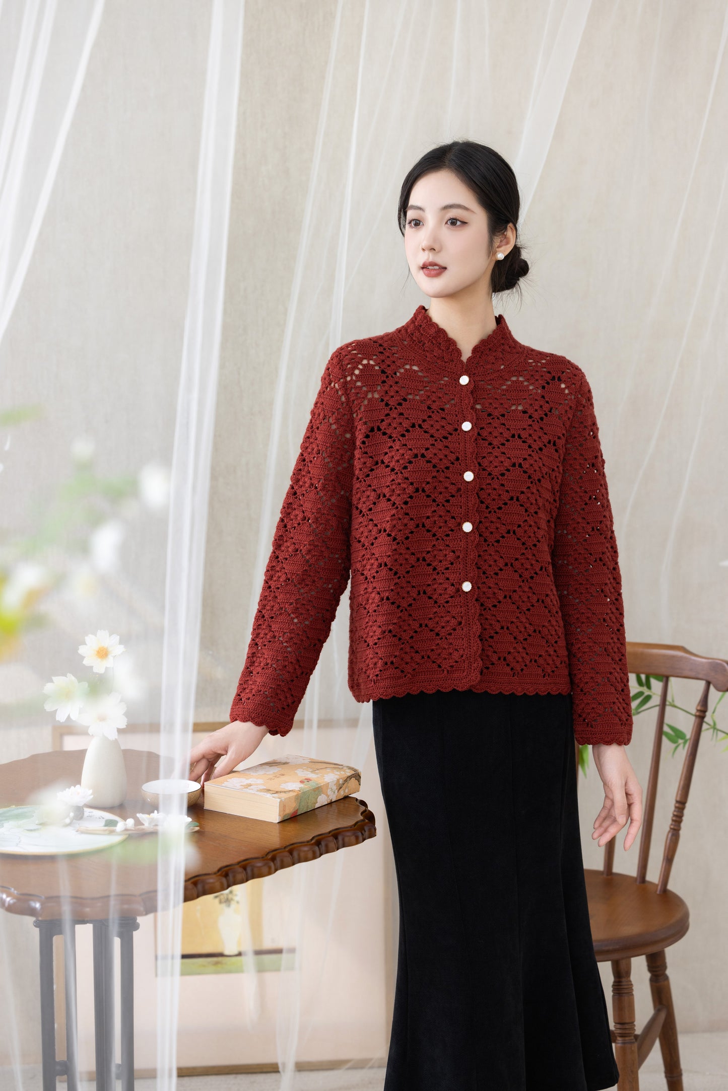 Wistful Willow Cardigan Crochet Kit