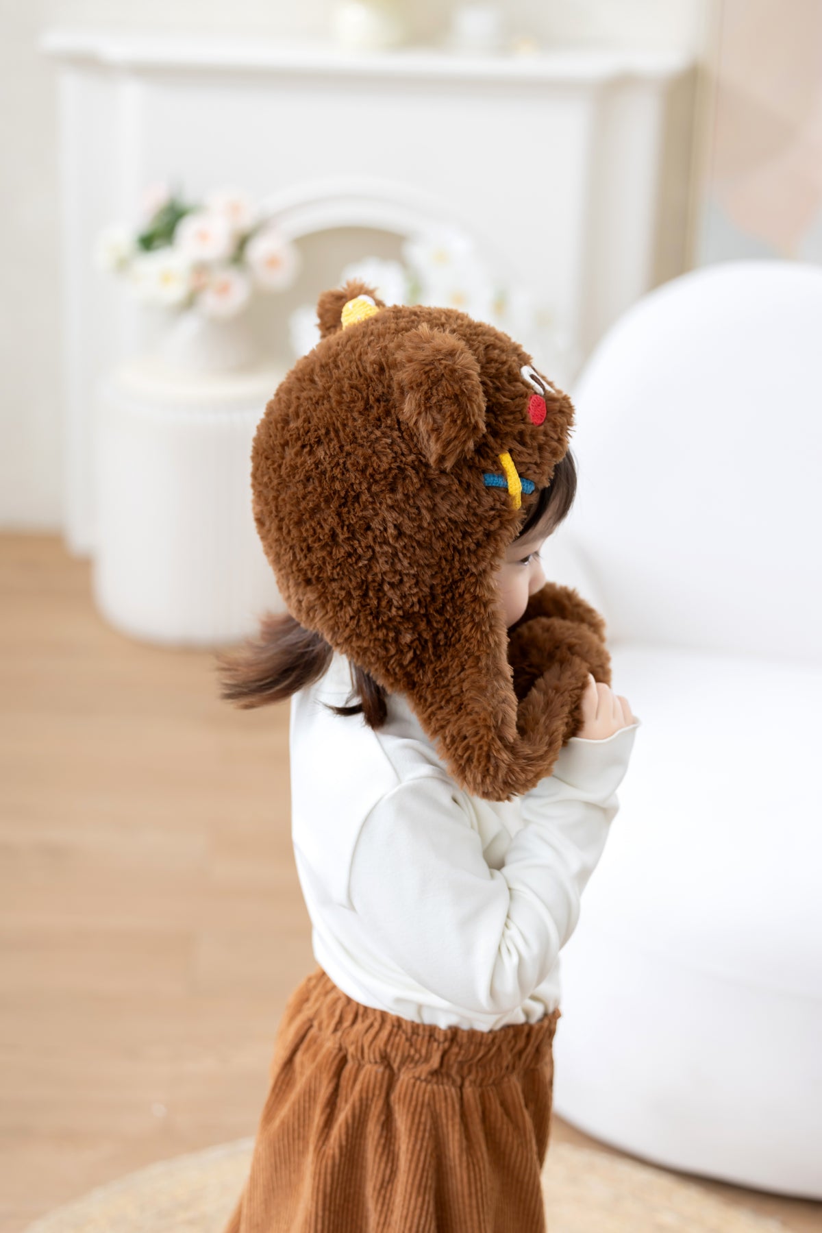 Snuggle Bug Earflap Hat Crochet Kit