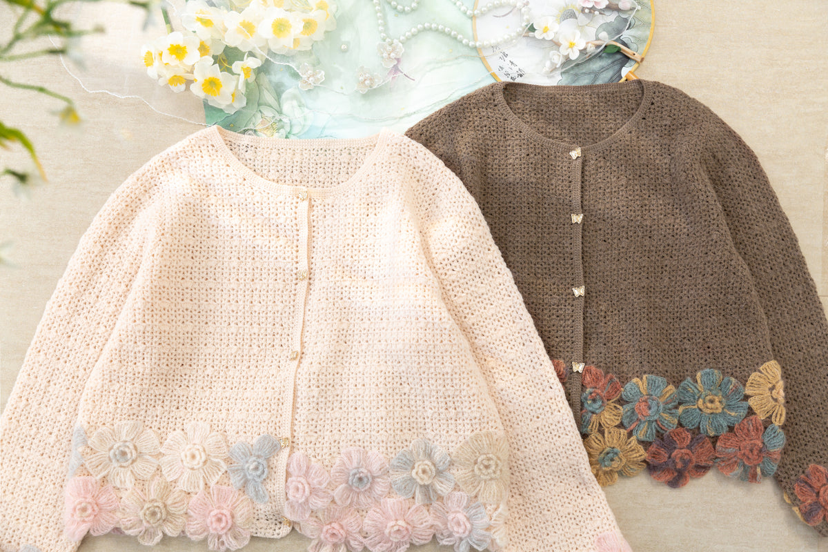 Dewdrop Cardigan Crochet Kit