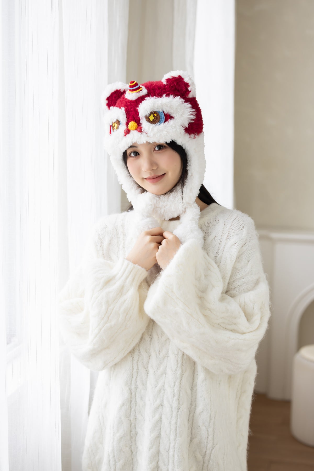 Snuggle Bug Earflap Hat Crochet Kit