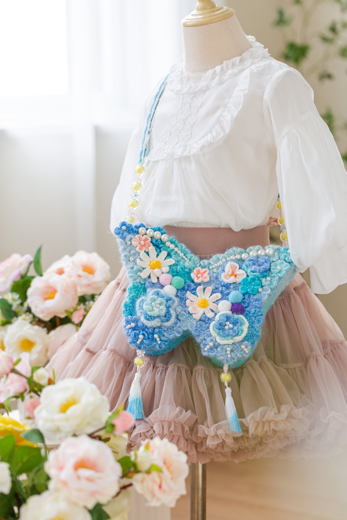 Butterfly Crossbody Bag Crochet Kit