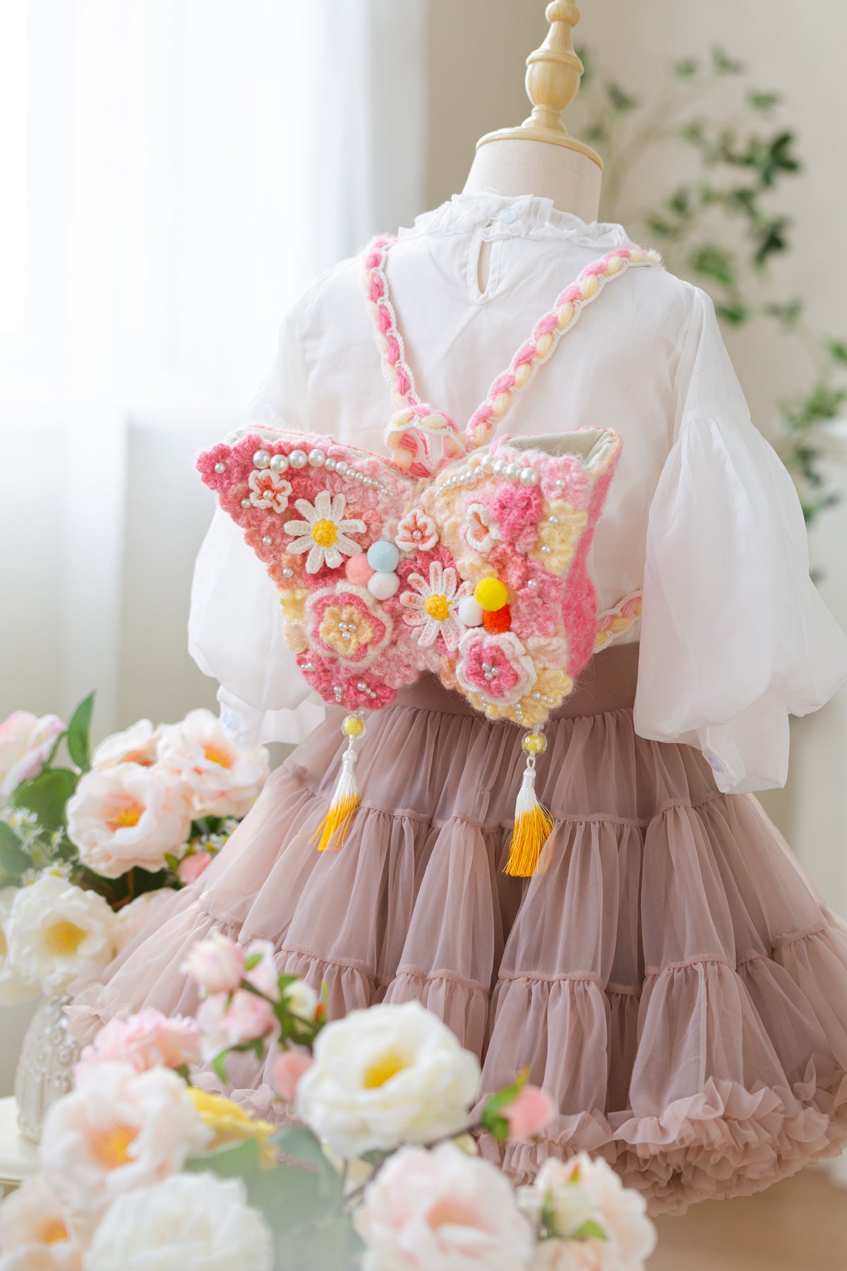 Butterfly Crossbody Bag Crochet Kit