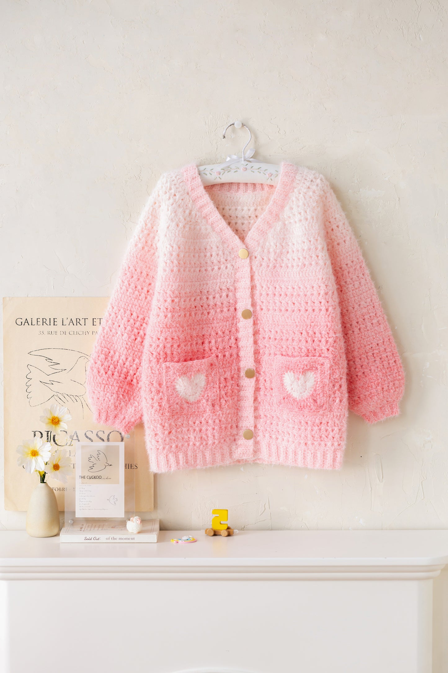 Star Moon Cardigan Crochet Pattern