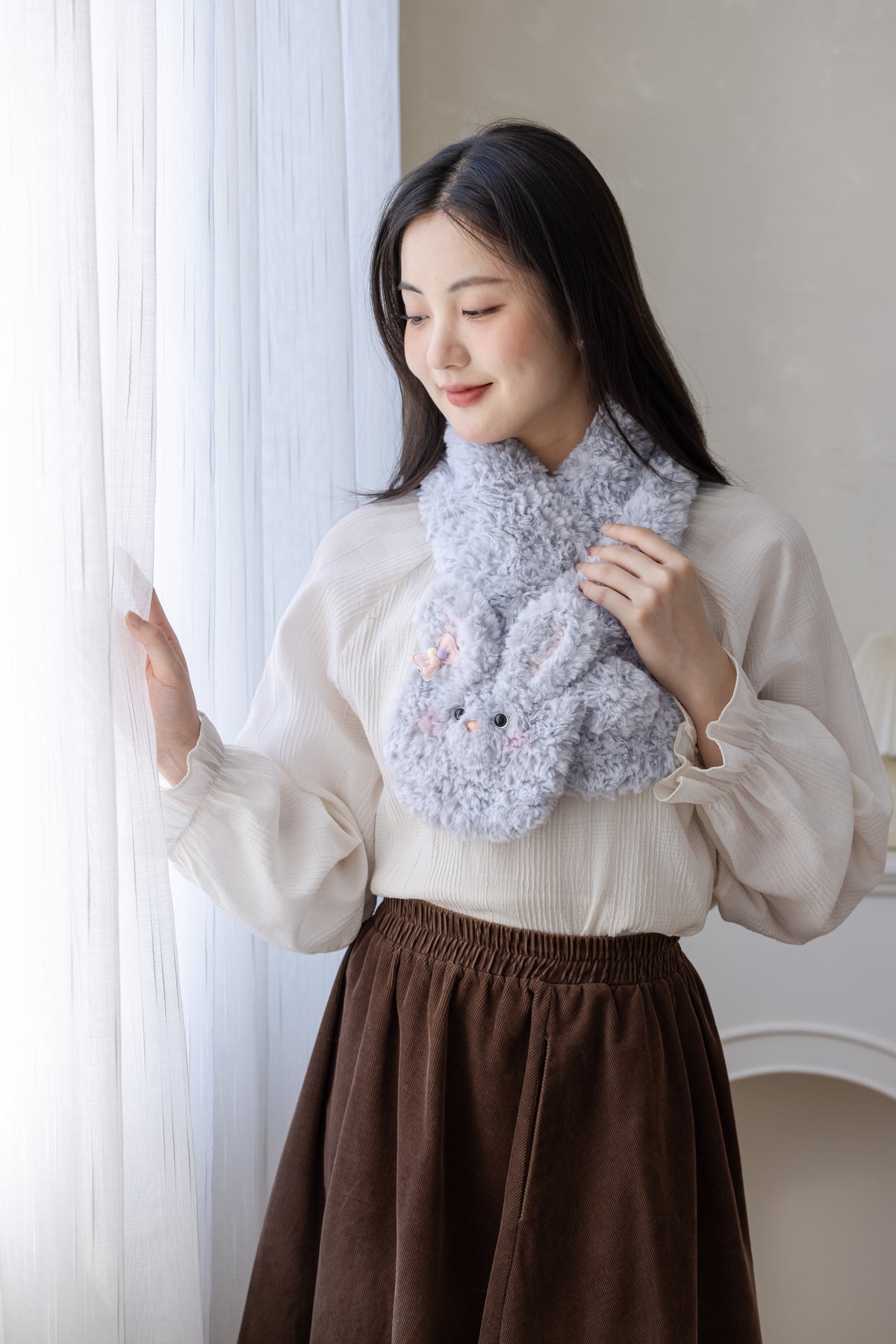 Fluffy Animal Scarf  Crochet Pattern