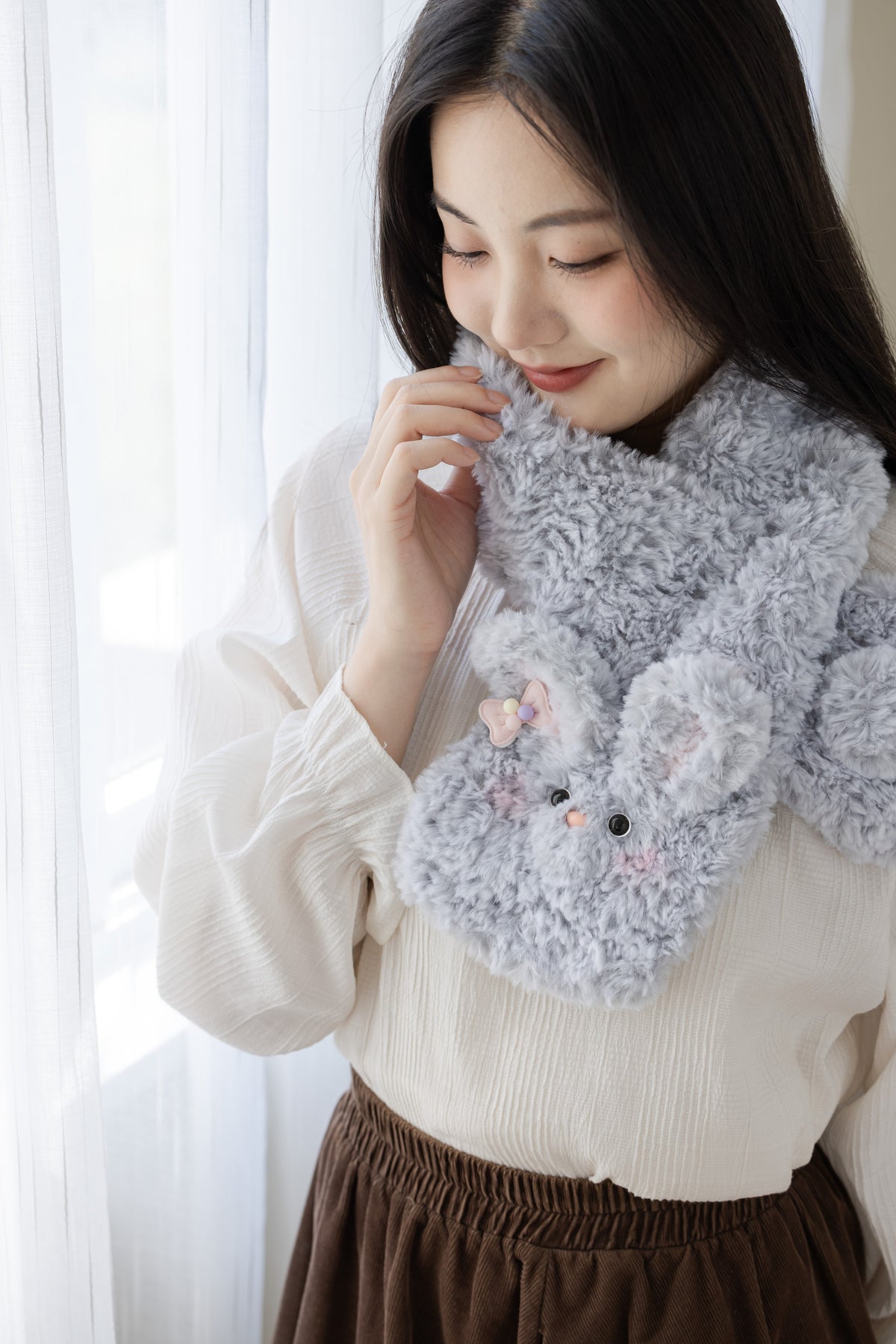 Fluffy Animal Scarf  Crochet Pattern