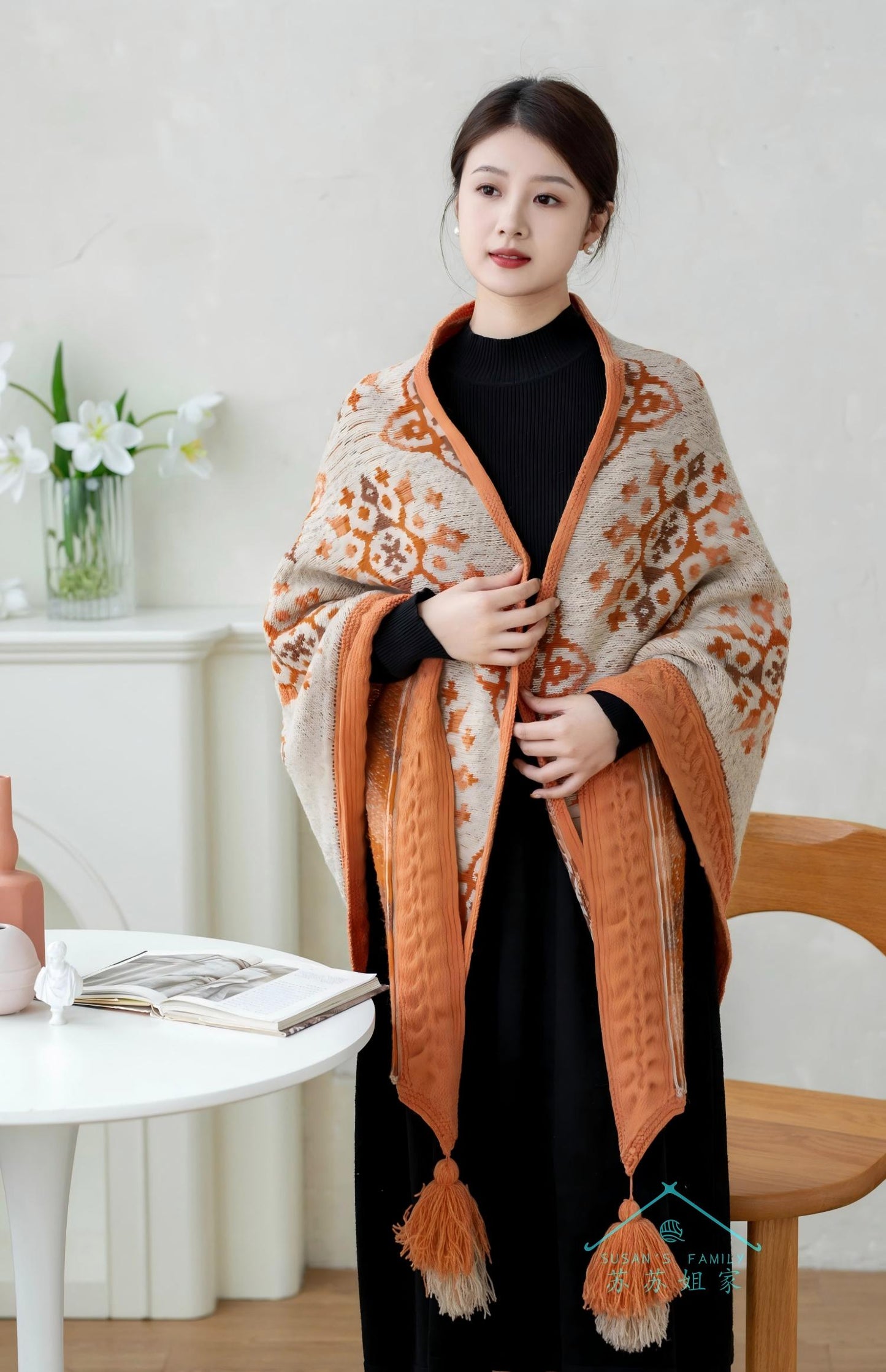 Angus Shawl Knit Pattern