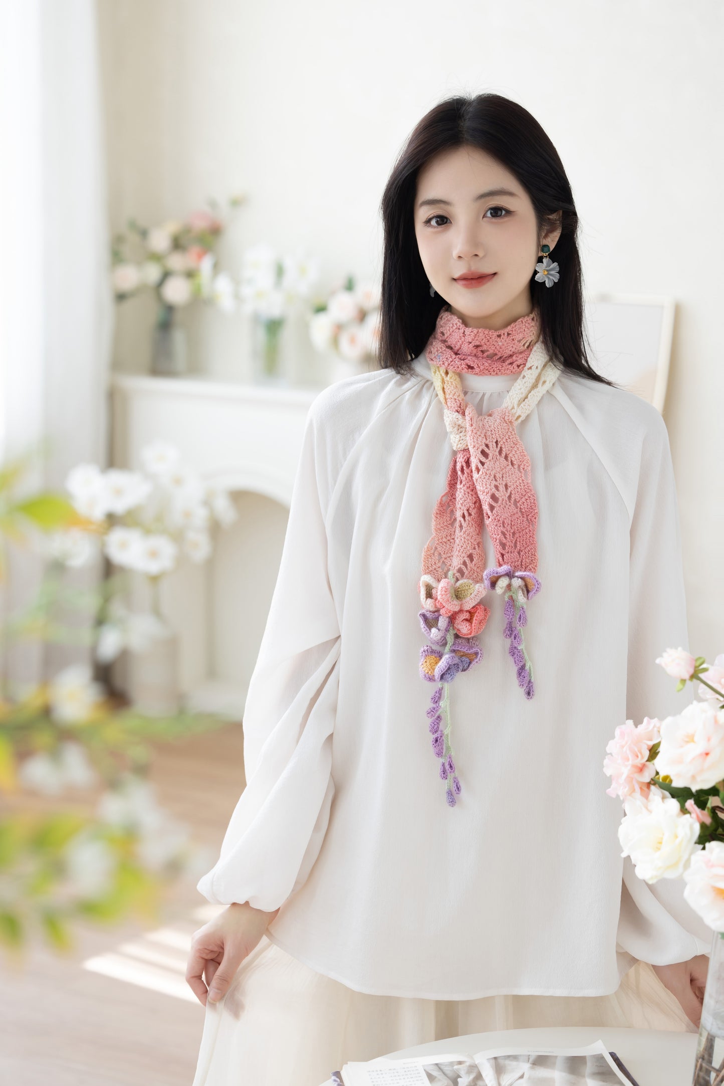 Wisteria Scarf Crochet Pattern