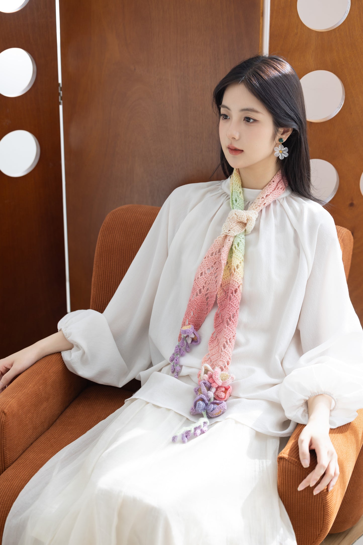 Wisteria Scarf Crochet Pattern