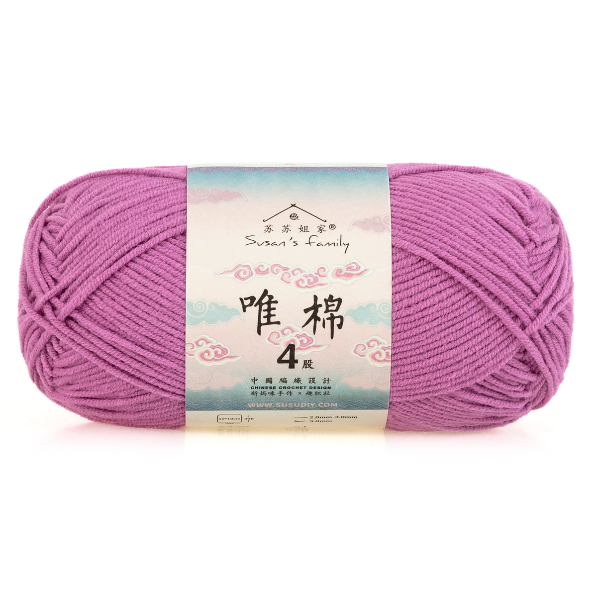 唯棉(ウェイミェン) 1パック - 60%コットン40%アクリル糸 | スーザンズファミリー
