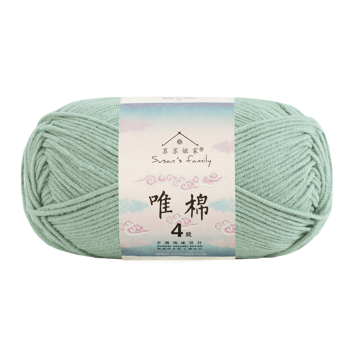 唯棉(ウェイミェン) 1パック - 60%コットン40%アクリル糸 | スーザンズファミリー