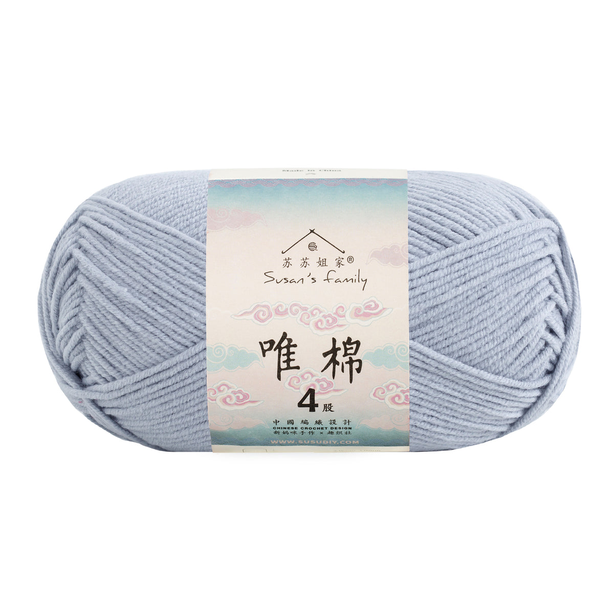 唯棉(ウェイミェン) 1パック - 60%コットン40%アクリル糸 | スーザンズファミリー