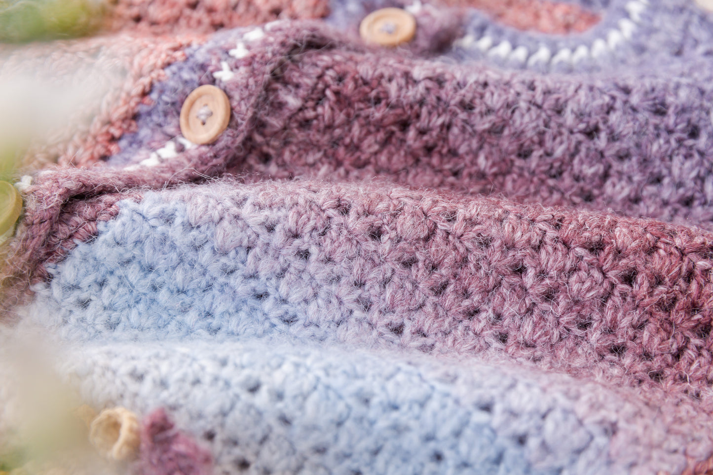 Joyful Cardigan Crochet Kit (Chinese Pattern Only)