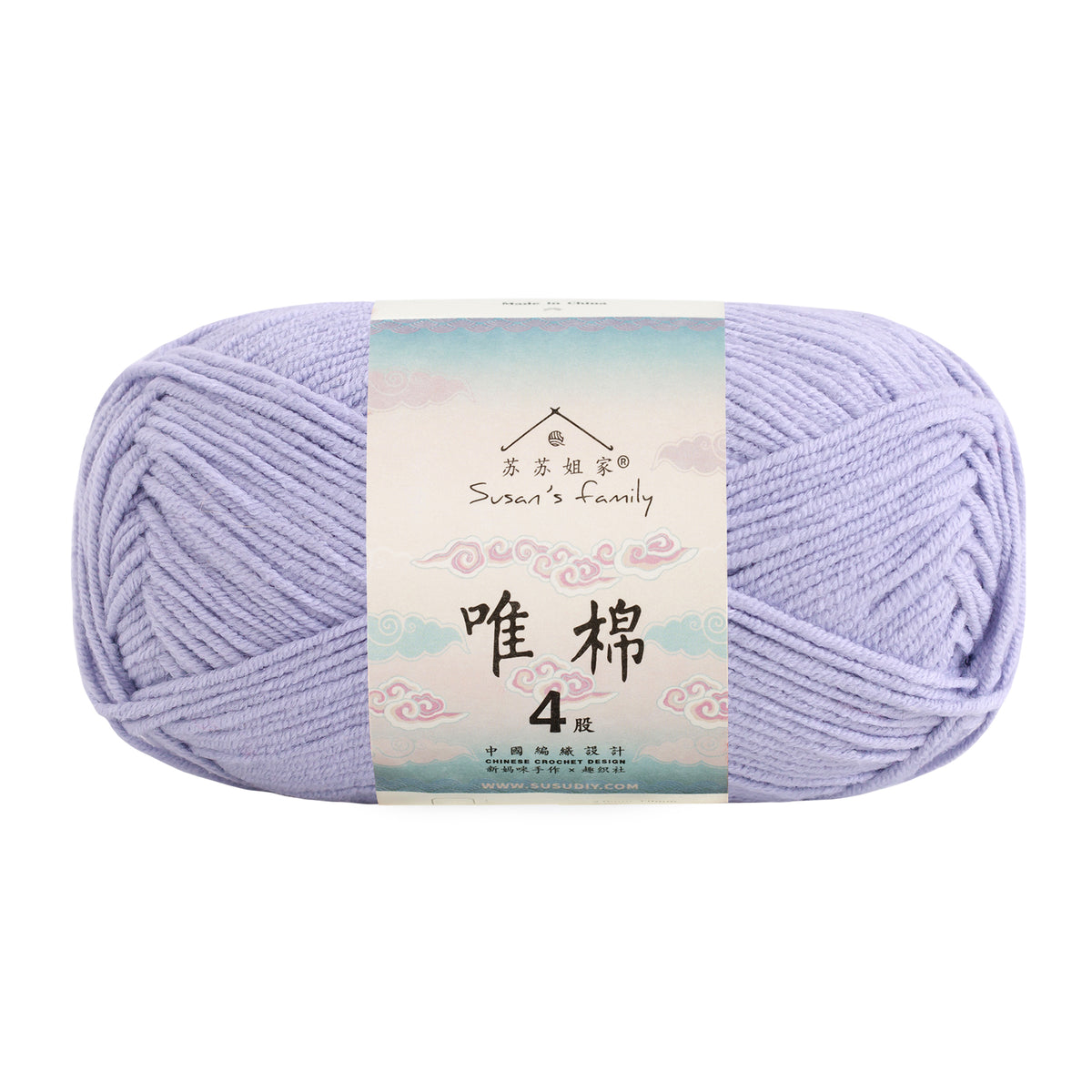 唯棉(ウェイミェン) 1パック - 60%コットン40%アクリル糸 | スーザンズファミリー