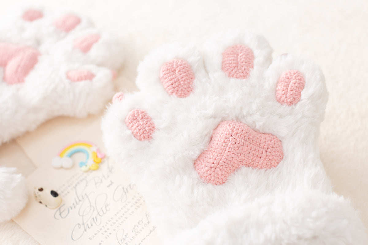 Paw Gloves Crochet Pattern