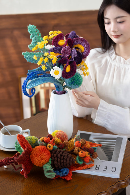 Wild Iris Berries Crochet Kit