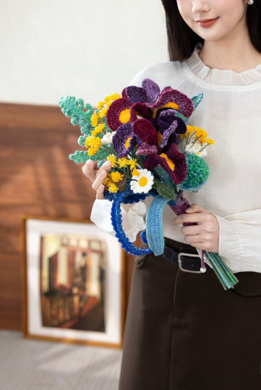 Wild Iris Berries Crochet Pattern