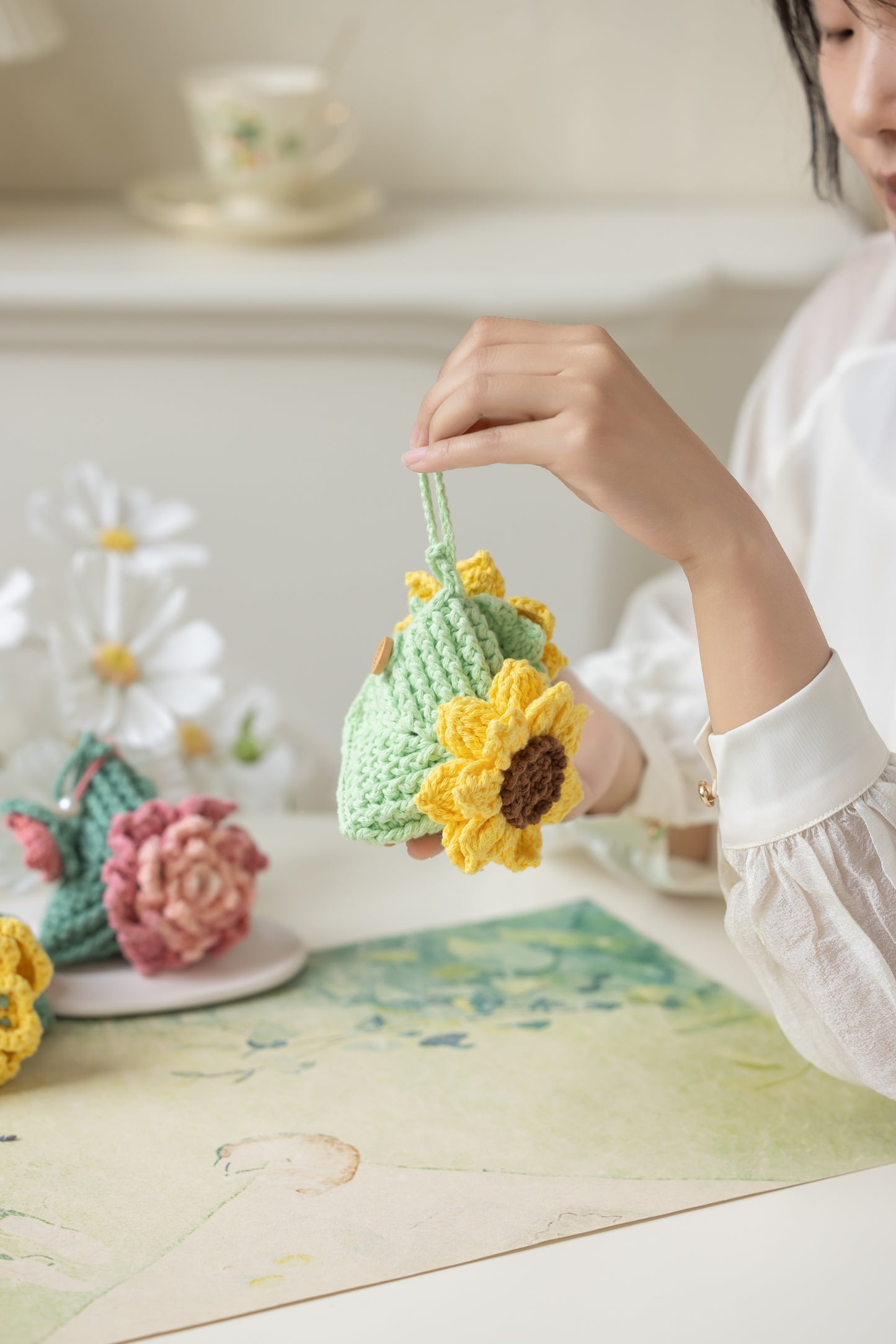 Floral Zongzi Crochet Kit