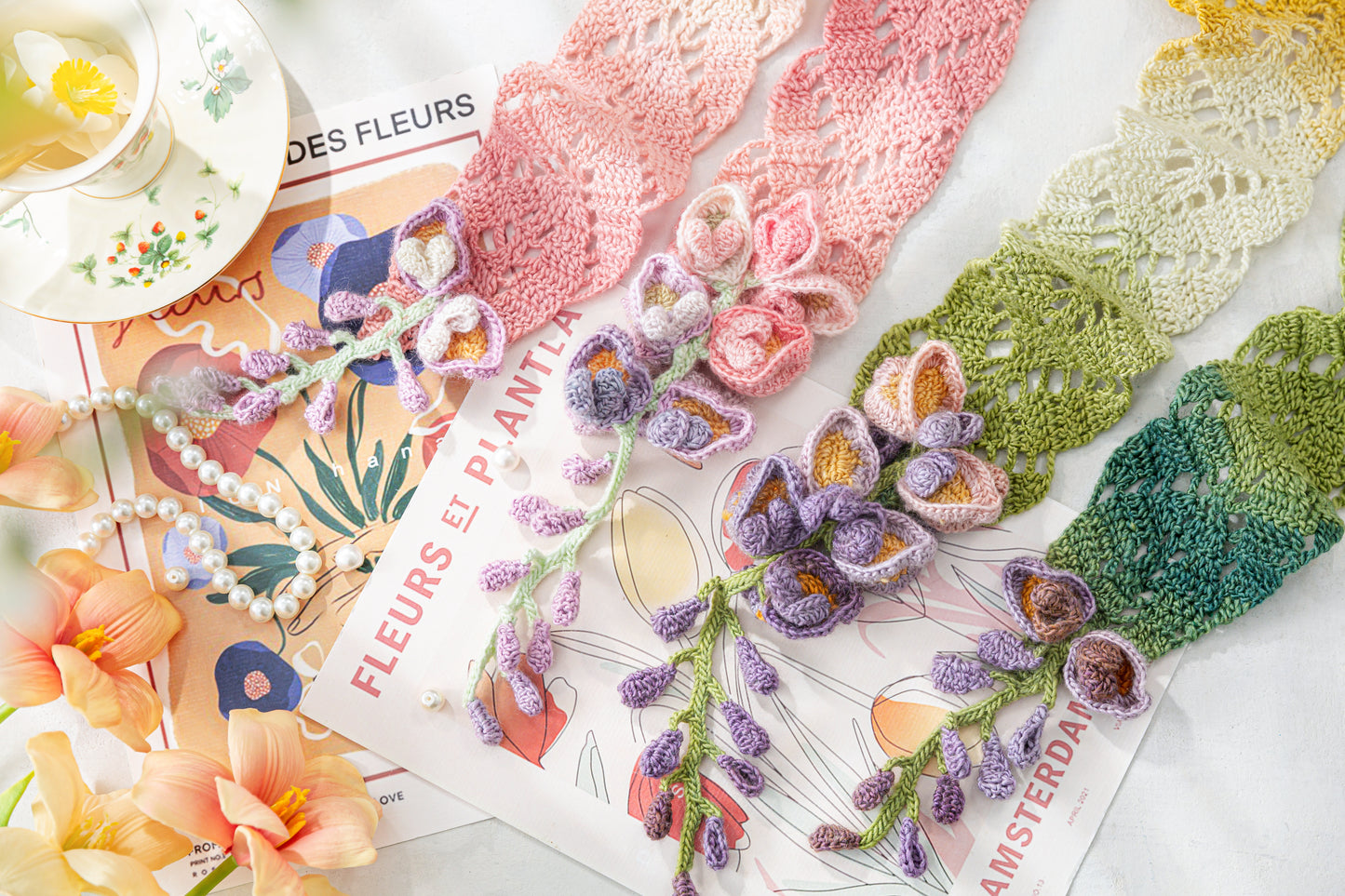 Wisteria Scarf Crochet Pattern