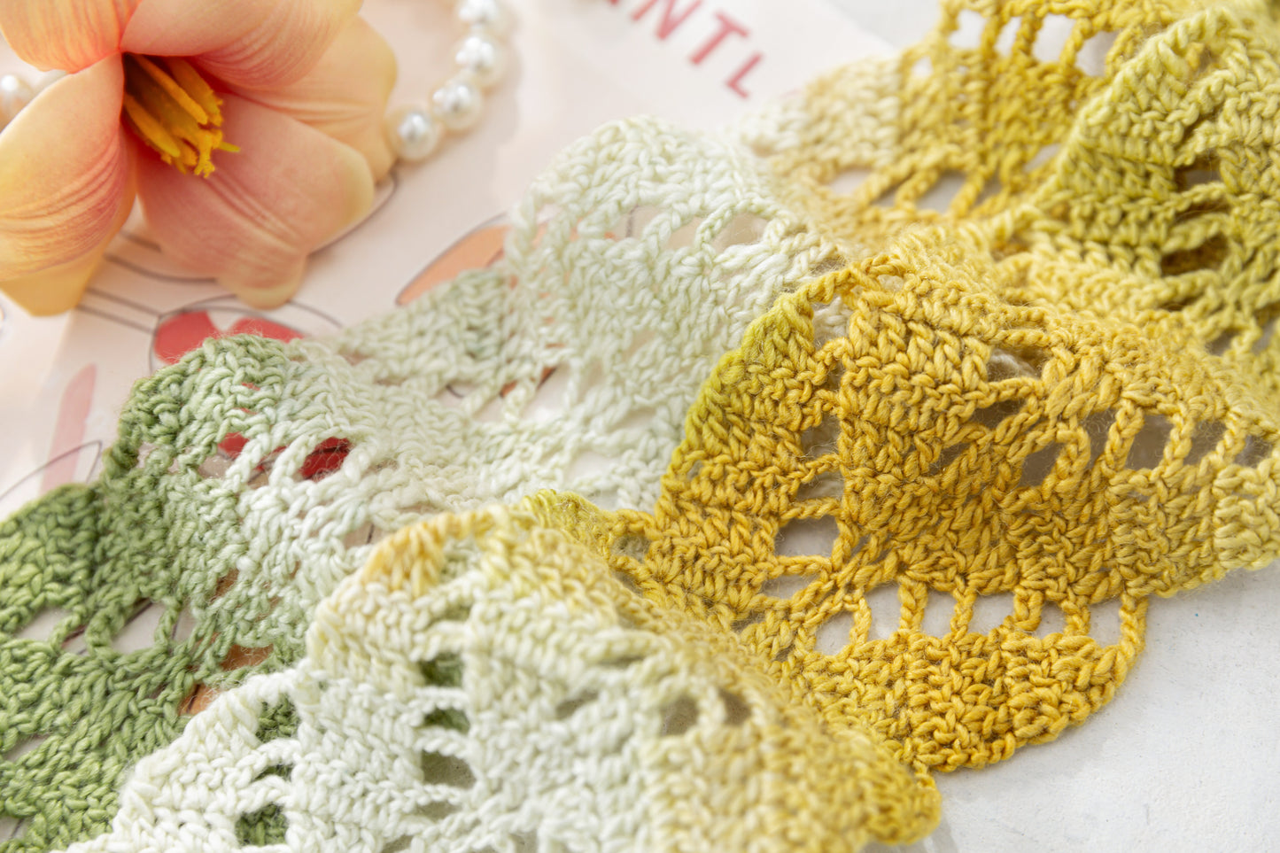 Wisteria Scarf Crochet Pattern