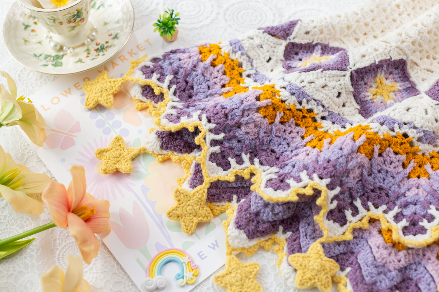 Starry Forest Cape Crochet Kit