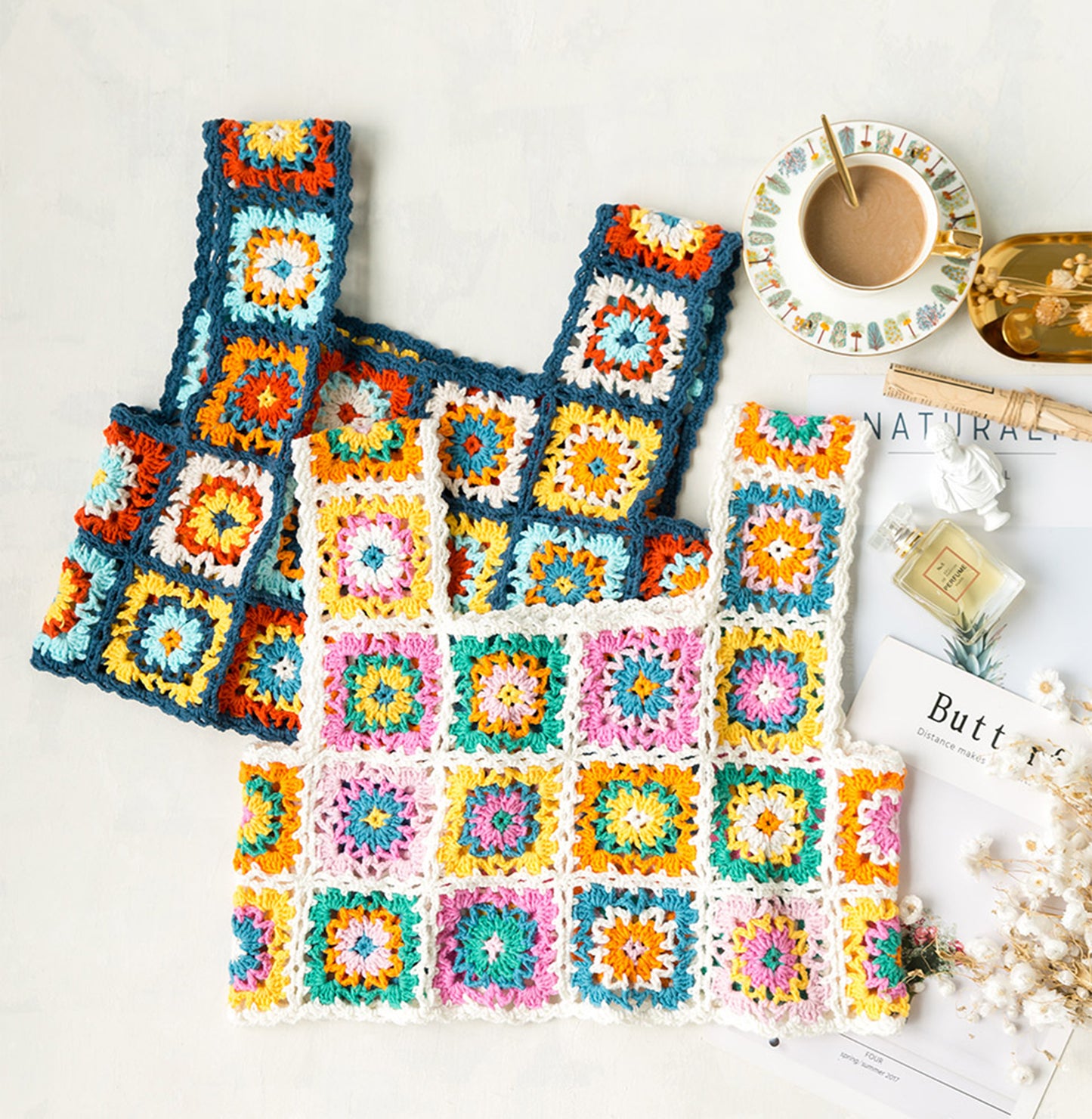 Granny Square Vest Crochet Pattern