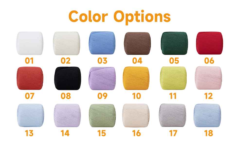 #6 Matte Cotton Lace Yarn  3 Pack【US Warehouse】