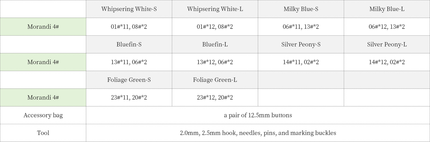 Luna Buttoned Coat Crochet Crochet Yarn Kit | Shi, Ci, Fu Series | Susan's Family