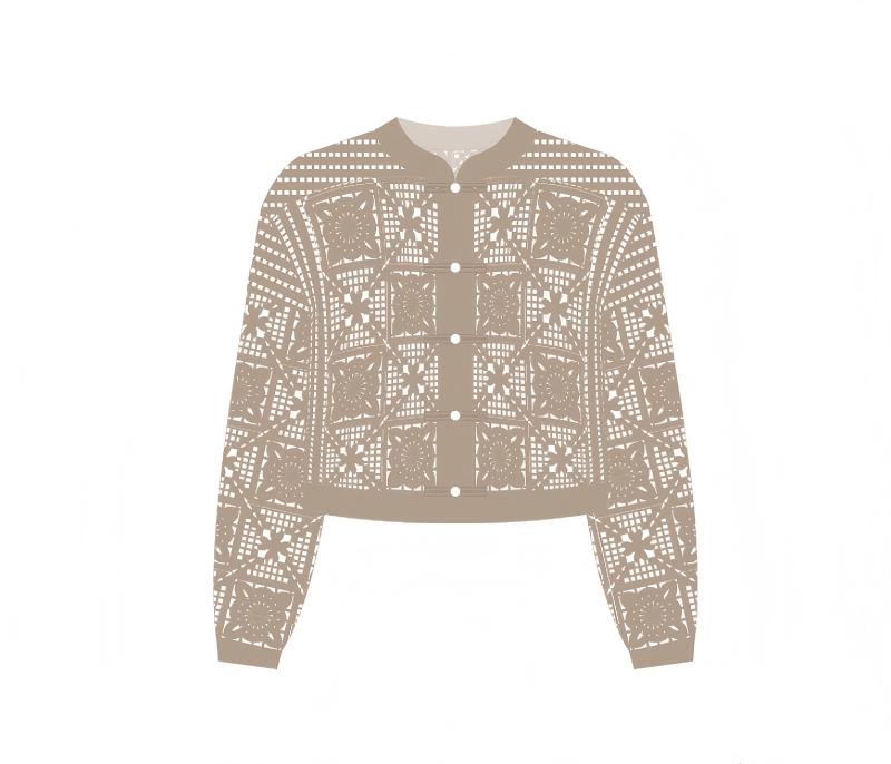 Jade Cardigan Crochet Kit