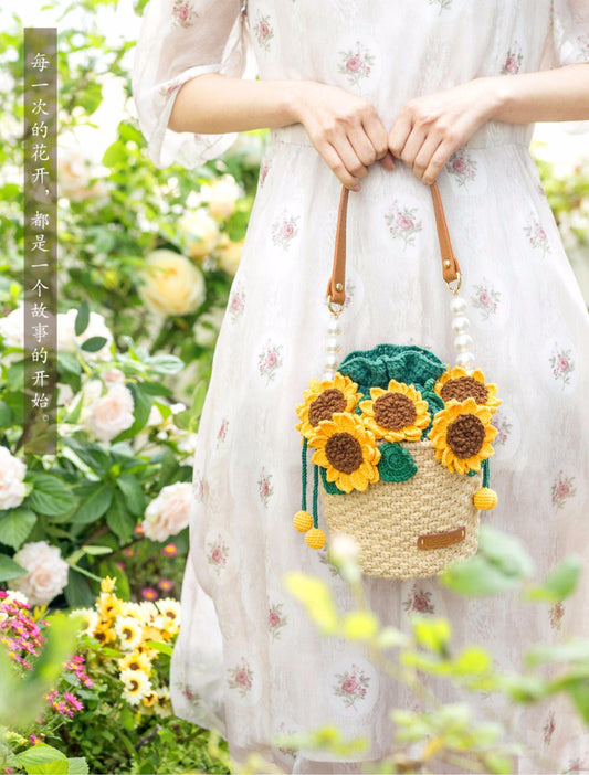 SunBask Basket Bag Crochet Yarn Kit