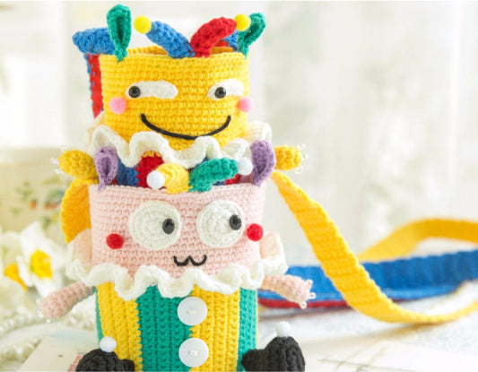 Cheerful Cup Cozy Crochet Kit