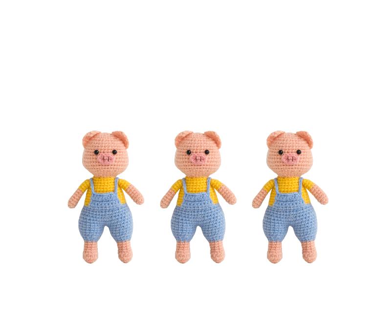 Kit de fil à crocheter « Les amis du zoo »