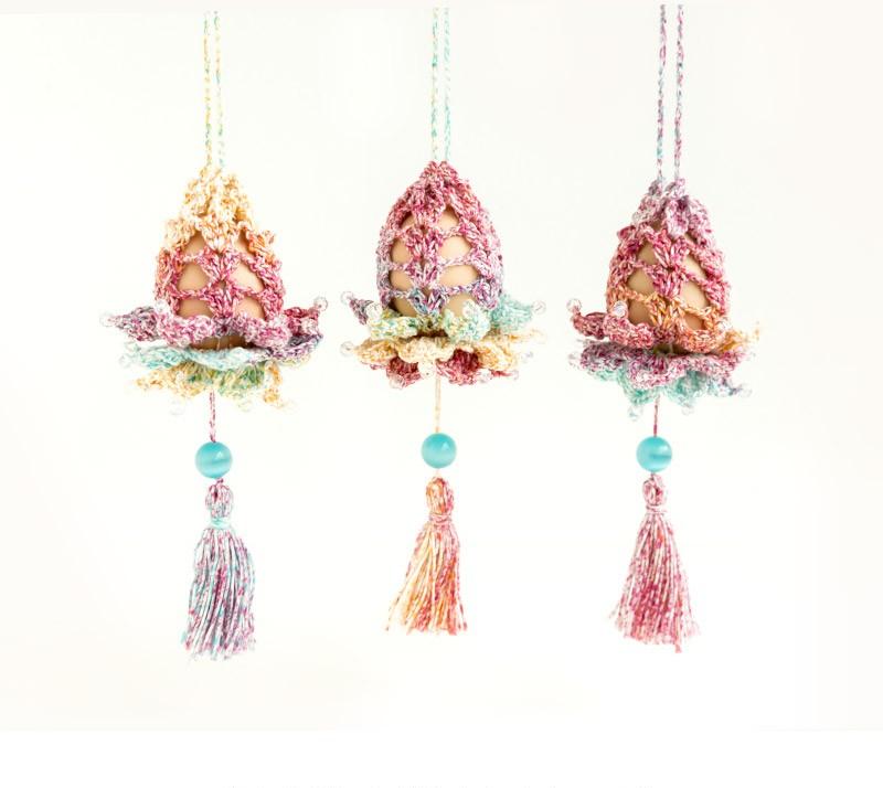 Summer Egg Pouch Crochet Yarn Kit