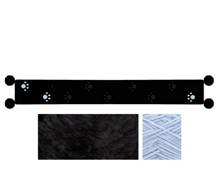 Paw Scarf Crochet Kit