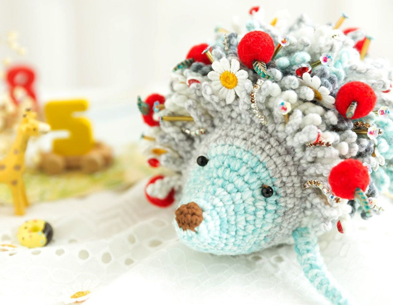 Hedgehog Pouch Crochet Kit