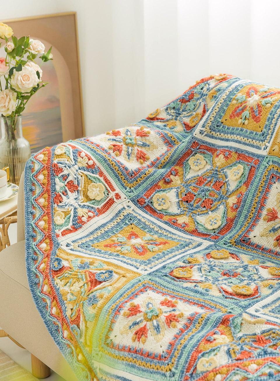 Azerbaijan Blanket Crochet Pattern