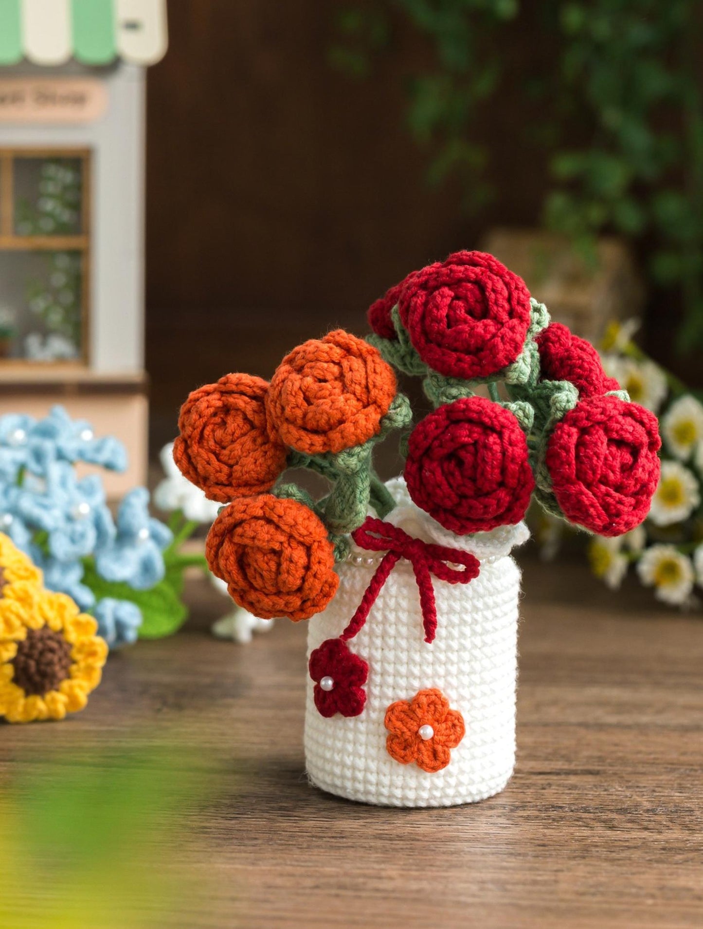 Flower Field Crochet Yarn Kit