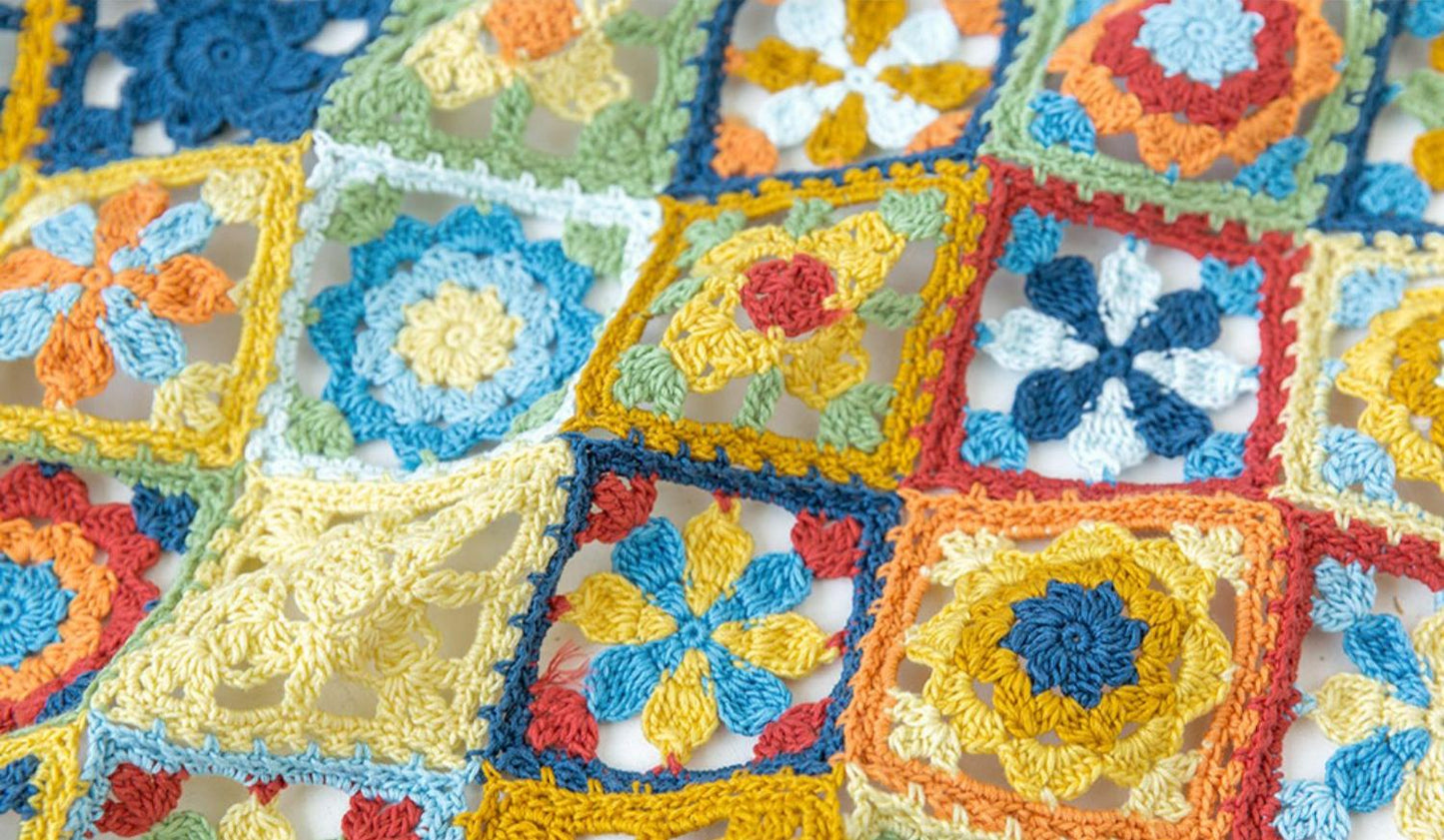 Mexican Tile Lace Blanket Crochet Pattern