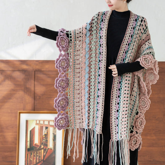 Brocade Twilight Shawl Digital Crochet Pattern