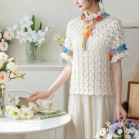 Dodo Yoke Pullover Crochet Pattern