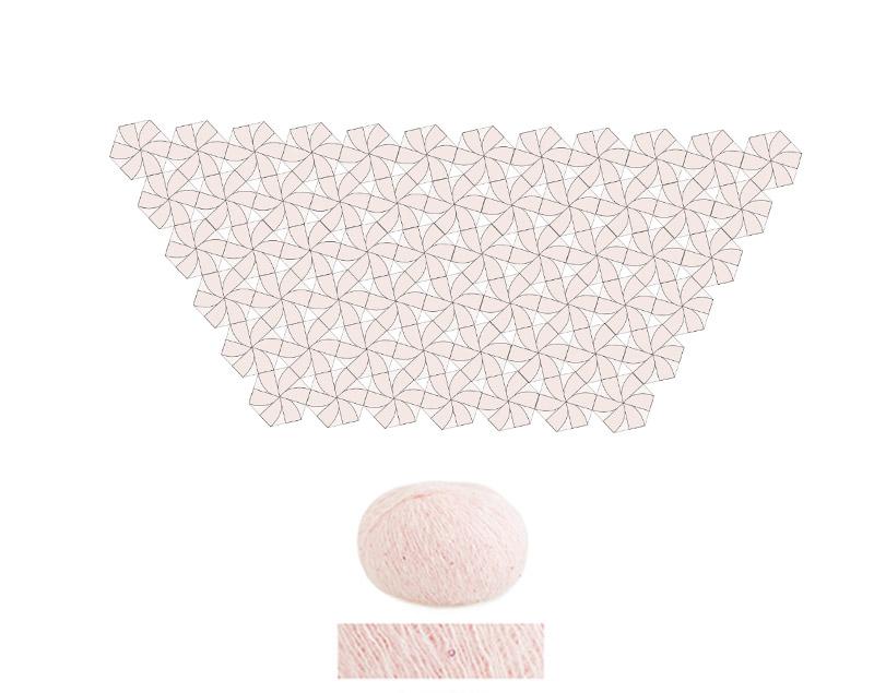 Star Jasmine Shawl Crochet Yarn Kit