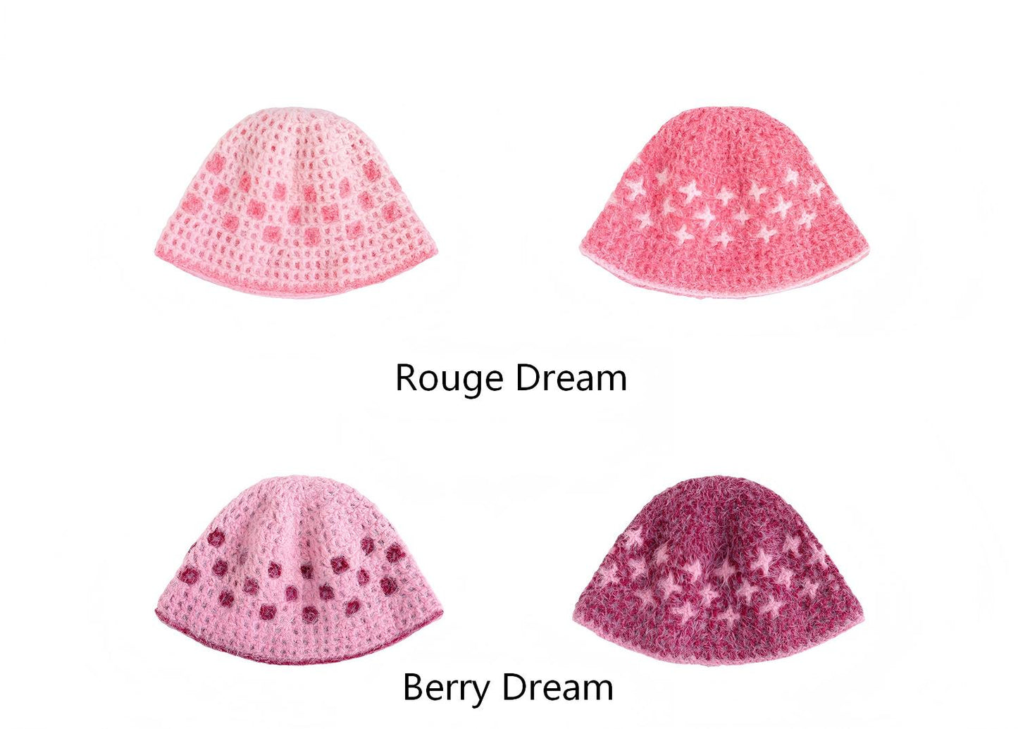 Star Check Bucket Hat Crochet Kit