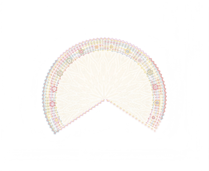 Floral Leaf Shawl Crochet Kit